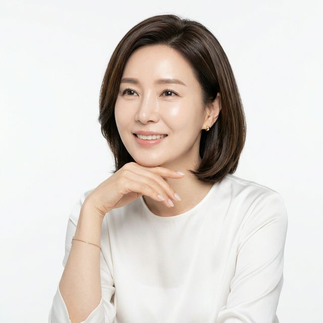 전체 안면거상 (50대 한국 여성 모델)