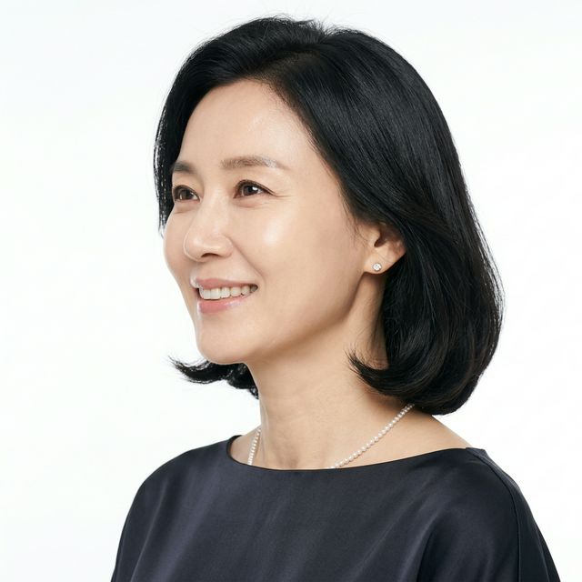 목 거상 (한국 여성 모델)